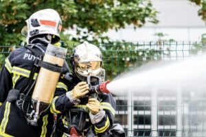 Les Pompiers à l&rsquo;exercice