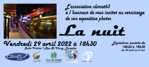 Exposition « La Nuit » avec climat63 Lempdes (OI63)