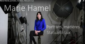 Marie HAMEL – portraits, matières, Statuario Lux