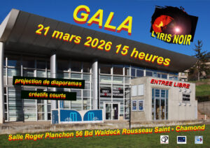 Gala d&rsquo;audiovisuels – Iris Noir